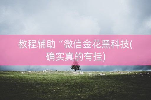 教程辅助“微信金花黑科技(确实真的有挂)