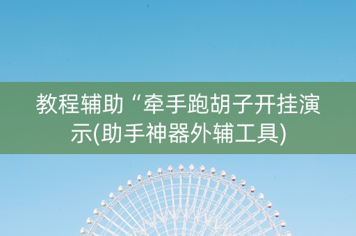 教程辅助“牵手跑胡子开挂演示(助手神器外辅工具)