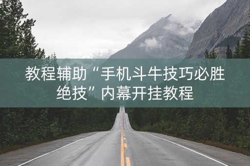 教程辅助“手机斗牛技巧必胜绝技”内幕开挂教程