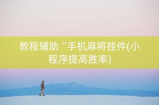 教程辅助“手机麻将挂件(小程序提高胜率)