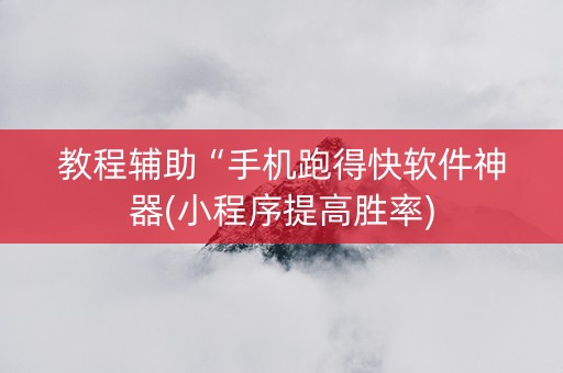 教程辅助“手机跑得快软件神器(小程序提高胜率)