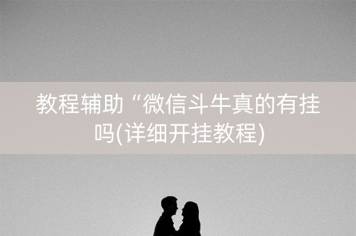 教程辅助“微信斗牛真的有挂吗(详细开挂教程)