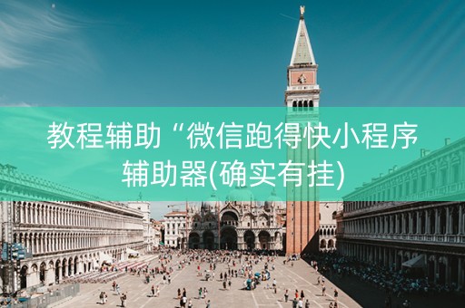 教程辅助“微信跑得快小程序辅助器(确实有挂)