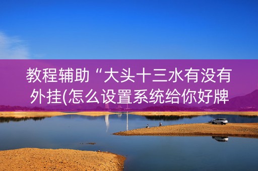 教程辅助“大头十三水有没有外挂(怎么设置系统给你好牌)