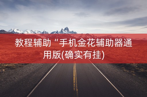 教程辅助“手机金花辅助器通用版(确实有挂)