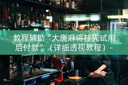 教程辅助“大唐麻将挂先试用后付款”（详细透视教程）-哔哩哔哩