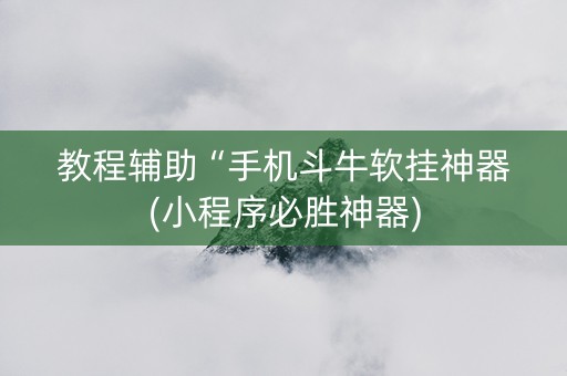 教程辅助“手机斗牛软挂神器(小程序必胜神器)