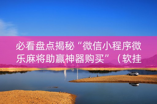 必看盘点揭秘“微信小程序微乐麻将助赢神器购买”（软挂神器)