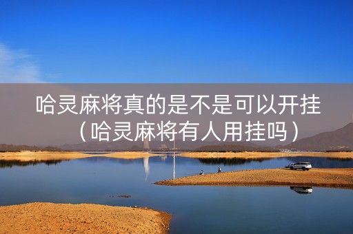哈灵麻将真的是不是可以开挂（哈灵麻将有人用挂吗）
