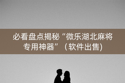 必看盘点揭秘“微乐湖北麻将专用神器”（软件出售)