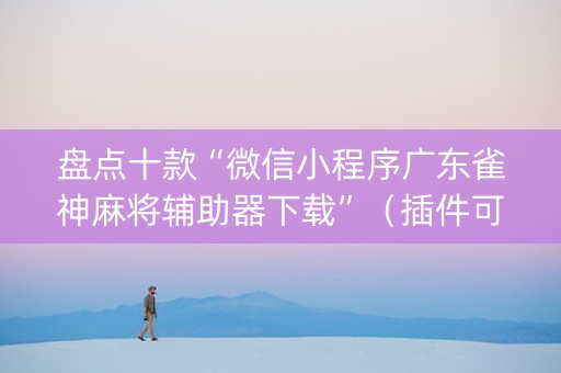 盘点十款“微信小程序广东雀神麻将辅助器下载”（插件可信吗)
