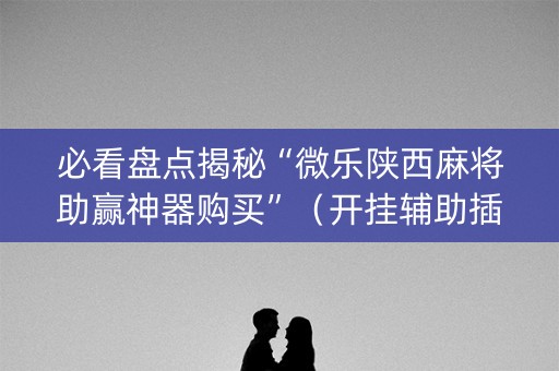 必看盘点揭秘“微乐陕西麻将助赢神器购买”（开挂辅助插件)