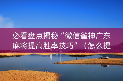 必看盘点揭秘“微信雀神广东麻将提高胜率技巧”（怎么提高胜率)