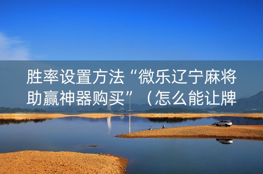 胜率设置方法“微乐辽宁麻将助赢神器购买”（怎么能让牌好一点)