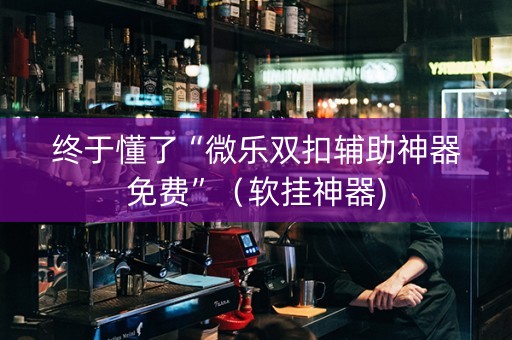 终于懂了“微乐双扣辅助神器免费”（软挂神器)