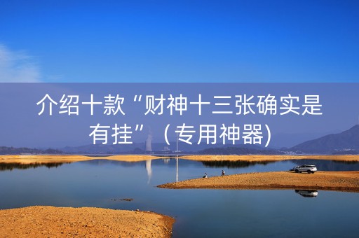 介绍十款“财神十三张确实是有挂”（专用神器)