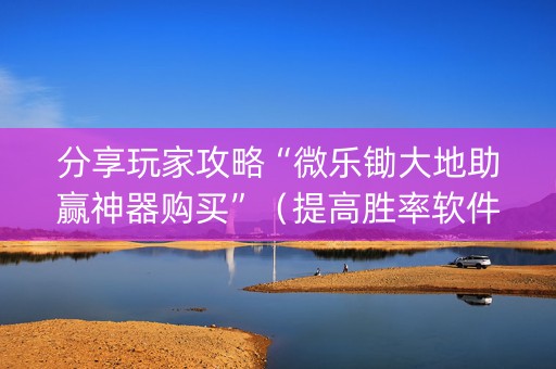 分享玩家攻略“微乐锄大地助赢神器购买”（提高胜率软件)