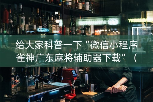 给大家科普一下“微信小程序雀神广东麻将辅助器下载”（如何让系统发好牌)