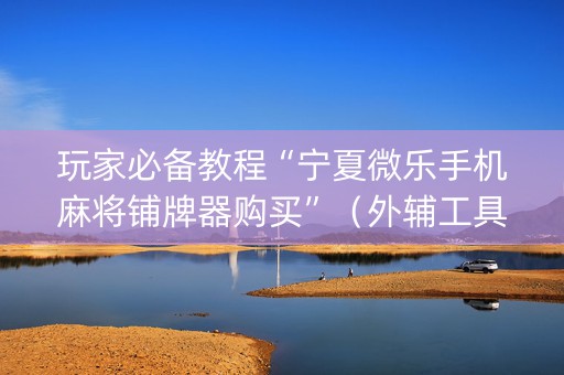 玩家必备教程“宁夏微乐手机麻将铺牌器购买”（外辅工具)