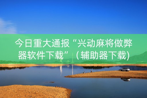 今日重大通报“兴动麻将做弊器软件下载”（辅助器下载)