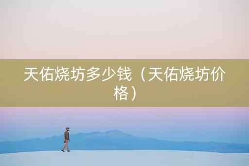 天佑烧坊多少钱（天佑烧坊价格）