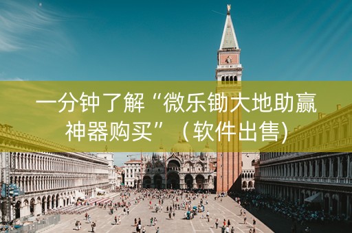 一分钟了解“微乐锄大地助赢神器购买”（软件出售)