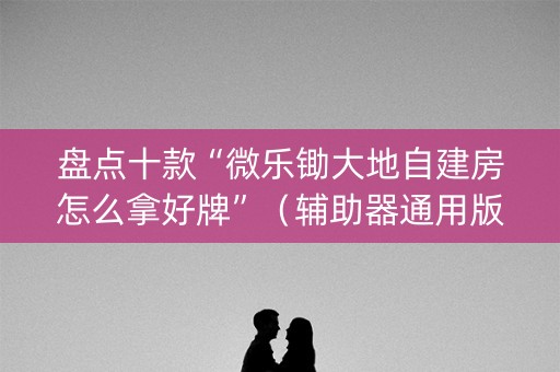 盘点十款“微乐锄大地自建房怎么拿好牌”（辅助器通用版)