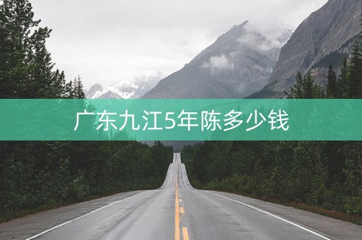 广东九江5年陈多少钱