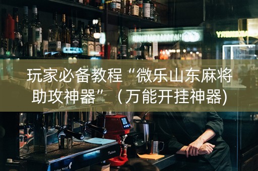 玩家必备教程“微乐山东麻将助攻神器”（万能开挂神器)