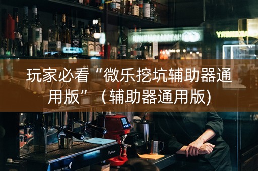玩家必看“微乐挖坑辅助器通用版”（辅助器通用版)