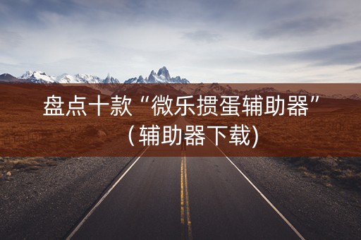 盘点十款“微乐掼蛋辅助器”（辅助器下载)
