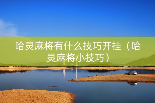 哈灵麻将有什么技巧开挂（哈灵麻将小技巧）