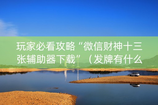 玩家必看攻略“微信财神十三张辅助器下载”（发牌有什么规律吗)
