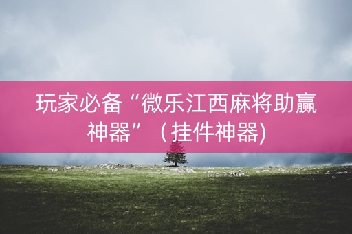 玩家必备“微乐江西麻将助赢神器”（挂件神器)