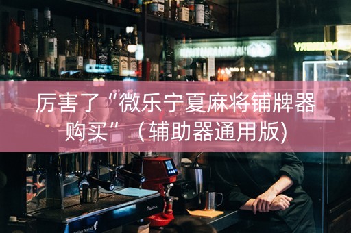 厉害了“微乐宁夏麻将铺牌器购买”（辅助器通用版)