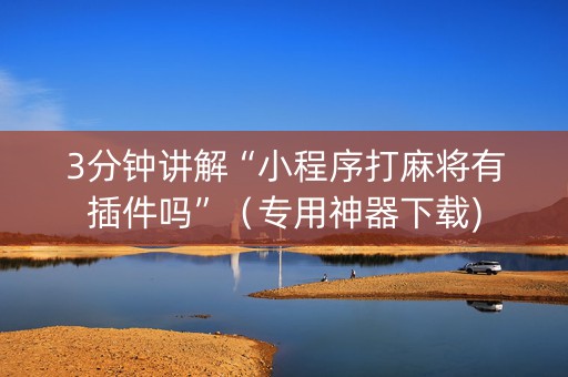 3分钟讲解“小程序打麻将有插件吗”（专用神器下载)