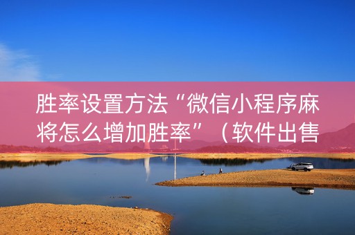 胜率设置方法“微信小程序麻将怎么增加胜率”（软件出售)