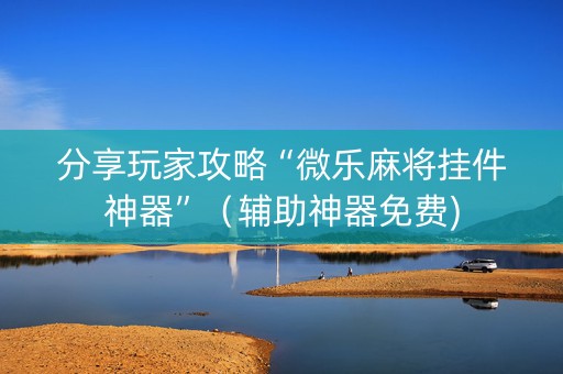 分享玩家攻略“微乐麻将挂件神器”（辅助神器免费)