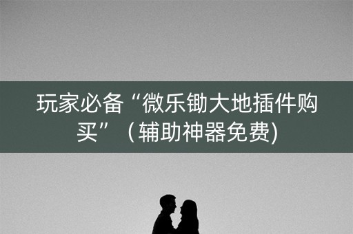 玩家必备“微乐锄大地插件购买”（辅助神器免费)