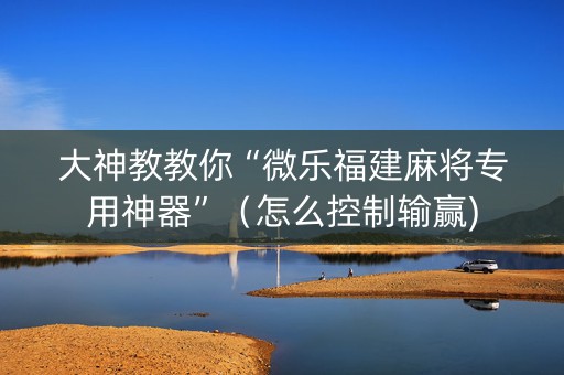 大神教教你“微乐福建麻将专用神器”（怎么控制输赢)
