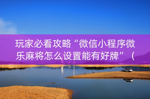 玩家必看攻略“微信小程序微乐麻将怎么设置能有好牌”（为什么有人一直赢)