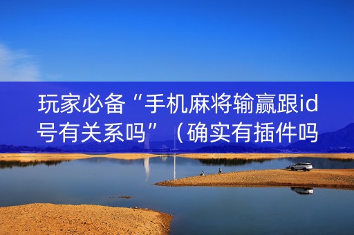 玩家必备“手机麻将输赢跟id号有关系吗”（确实有插件吗)