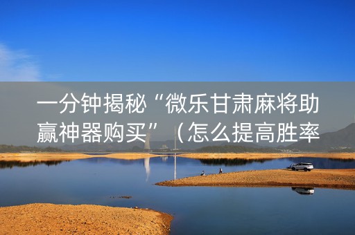 一分钟揭秘“微乐甘肃麻将助赢神器购买”（怎么提高胜率)