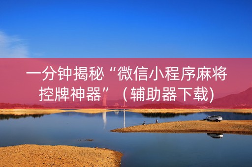 一分钟揭秘“微信小程序麻将控牌神器”（辅助器下载)