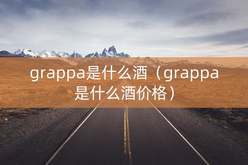 grappa是什么酒（grappa是什么酒价格）