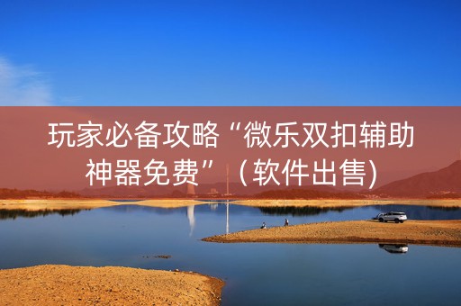 玩家必备攻略“微乐双扣辅助神器免费”（软件出售)