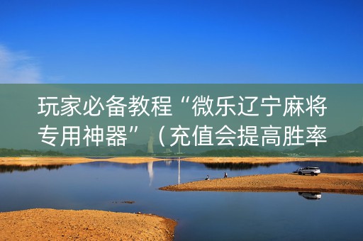玩家必备教程“微乐辽宁麻将专用神器”（充值会提高胜率么)