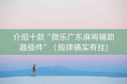 介绍十款“微乐广东麻将辅助器插件”（规律确实有挂)