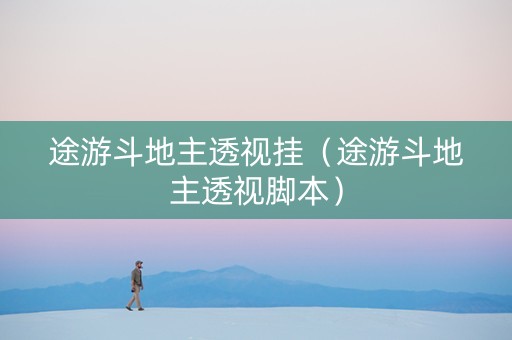 途游斗地主透视挂（途游斗地主透视脚本）