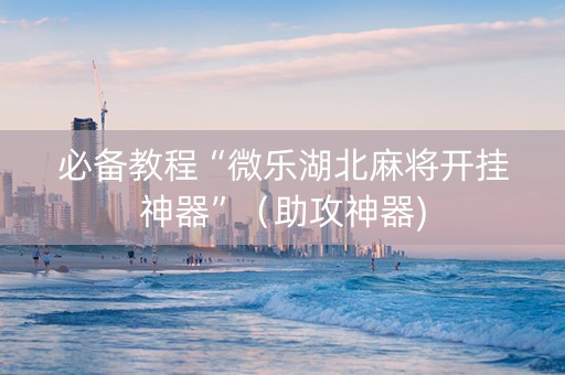 必备教程“微乐湖北麻将开挂神器”（助攻神器)